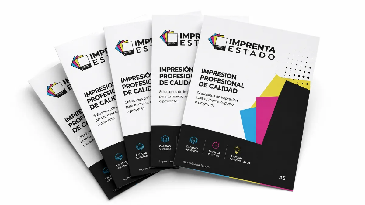 Flyers y brochures comerciales — Imprenta Estado Rancagua